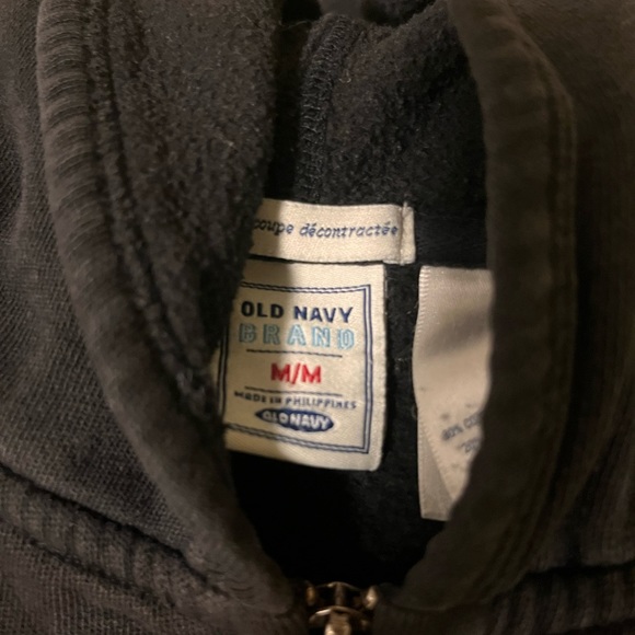 Black Zip Up Sweater - Picture 2 of 3